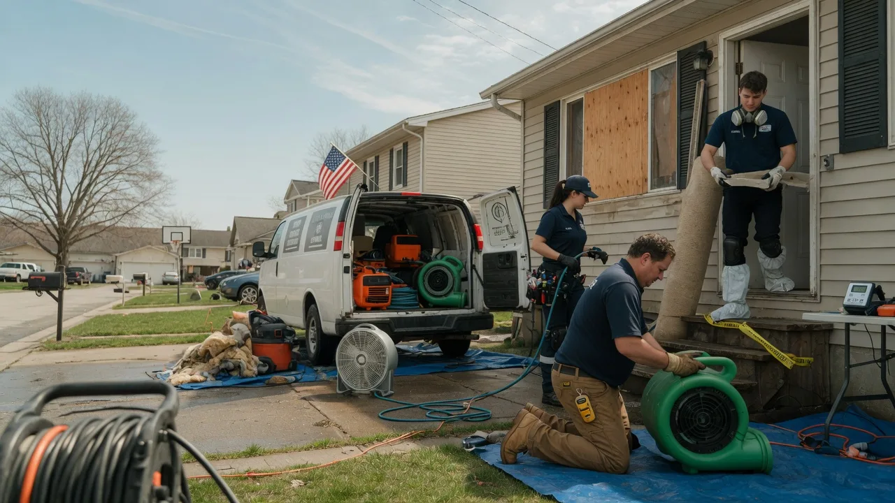 Water Damage Restoration in Riverton, KS near me